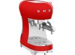 SMEG Espressomaschine "ECF02CREU", rot, 1, Kaffeemaschinen, Espressomaschine