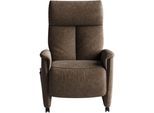 TV-Sessel SIT & MORE "Cremona Comfort Plus", braun, B:87cm H:121cm T:89cm, 100% Polyester, Sessel, TV-Sessel, bis 200 Kg belastbar, mit Herz-Waage Funktion