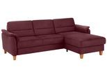 Ecksofa HOME AFFAIRE "Palmera L-Form, B: 244 cm - OTTO. Verlässliche Qualität.", rot (bordeaux), B:244cm H:89cm T:163cm, 100% Polyester;Struktur (100% Polyester);Luxus-Microfaser in Lederoptik (100% Polyester), Sofas, Ecksofa, optional Bettfunktion & Bettkasten, Federkern