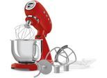 SMEG Küchenmaschine "SMF05", rot, B:40,5cm H:37,8cm T:22,1cm, Küchenmaschinen, Küchenmaschine