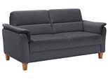 2,5-Sitzer HOME AFFAIRE "Palmera, B: 179 cm", grau, B:179cm H:89cm T:89cm, 100% Polyester;Struktur (100% Polyester);Luxus-Microfaser in Lederoptik (100% Polyester), Sofas, 2 5-Sitzer, mit Federkern