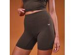 MP Damen Tempo Seamless Scrunch Shorts – Kakao - XL