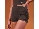 MP Damen Tempo Side Scrunch Booty Short – Kakao - XS