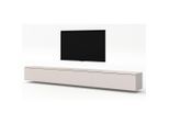 AX Living Lowboard, Beige, Kunststoff, Teilmassiv,Kiefer, Uni, Rechteckig, 300x34x32 cm, Hergestellt in Europa, FSC Mix, Reach, Pefc, Made in EU, Wohnzimmer, Wohnwände, Lowboards, Lowboards hängend