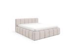 Dekori_Interiors Polsterbett, Creme, Holz, 140x200 cm, Schlafzimmer, Betten, Polsterbetten