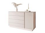 Lookway Kommode, Kaschmir, Beige, Holzwerkstoff, 138x84x40 cm, Wohnzimmer, Kommoden & Sideboards, Kommoden