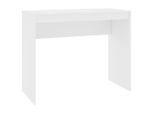 vidaXL Schreibtisch, Weiß, Holz, Rechteckig, Säule, 90x72x40 cm, Arbeitszimmer, Schreibtische, Bürotische
