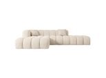 Altdecor Ecksofa, Beige, Kunststoff, 6-Sitzer, L-Form, Ottomane links, 289x176 cm, Wohnzimmer, Sofas & Couches, Wohnlandschaften, Ecksofas