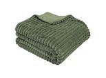 Kuscheldecke,, Olivgrün, Textil, 150x200 cm, Oeko-Tex® Standard 100, Wohntextilien, Decken, Kuscheldecken