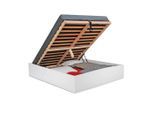 Weber Industries Bettkasten, Weiß, Holzwerkstoff, 140x190 cm, Schlafzimmer, Betten