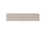 Selsey Tv-Hängeboard, Greige, Holzwerkstoff, 2 Fächer, Rechteckig, 140x28.5x31.6 cm, Wohnzimmer, Wohnwände, Lowboards, Lowboards stehend