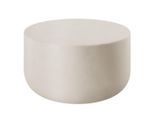 tectake Couchtisch, Beige, Keramik, Rund, 80x39.5x80 cm, Wohnzimmer, Wohnzimmertische, Couchtische