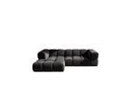 Kaiser Möbel Ecksofa, Schwarz, Holz, L-Form, 280x150 cm, Wohnzimmer, Sofas & Couches, Wohnlandschaften, Ecksofas