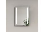 Emke Badspiegel, Transparent, Glas, Rechteckig, 45x60x3.5 cm, Badezimmer, Badezimmerspiegel, Badspiegel