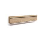 Skraut Home Lowboard,, Eiche, Holzwerkstoff, Rechteckig,Rechteckig, 240x45x35 cm, Wohnzimmer, Wohnwände, Lowboards, Lowboards stehend