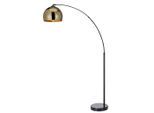 Teamson Home Arquer, Gold, Metall, Marmor Optik, Freiform, 30x170x170 cm, Lampen & Leuchten, Innenbeleuchtung, Stehlampen, Bogenlampen