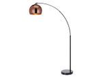 Teamson Home Arquer, Roségold, Metall, Marmor Optik, Freiform, 30x170x170 cm, Lampen & Leuchten, Innenbeleuchtung, Stehlampen, Bogenlampen