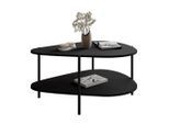 Lookway Couchtisch, Schwarz, Holzwerkstoff, 90x45x65 cm, Wohnzimmer, Wohnzimmertische, Couchtische