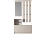 Selsey Flurmöbel-Set, Taupe, Holzwerkstoff, 2 Fächer, Rechteckig, 85x160x24 cm, Garderobe, Garderoben-Set & Garderoben-Serien, Garderoben-Sets