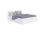 FDM Stauraumbett, Weiß, Holzwerkstoff, 120x200 cm, Schlafzimmer, Betten