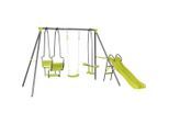 Habitat Garten Klettergerüst, Grün, Metall, 225x195x315 cm, Outdoor Spielzeug, Gartenspielzeug