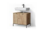 Livinity® Waschtischunterschrank, Eiche, Holzwerkstoff, Rechteckig, 70x63x45.1 cm, Badezimmer, Badezimmerschränke, Waschbeckenunterschränke