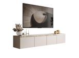 Lookway Hängeschrank, Kaschmir, Holzwerkstoff, 200x35x40 cm, Wohnzimmer, Wohnwände, Lowboards, Lowboards stehend