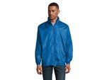 SOLS Unisex windjack met shift voor volwassenen (Koningsblauw)