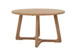 Linea Natura Esstisch, Wildeiche, Holz, Wildeiche, massiv, rund, eckig, 120x76x120 cm, Esszimmer, Tische, Esstische, Esstische rund