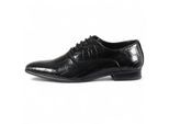 Zwarte klassieke Oxford Derby-veterschoenen voor heren