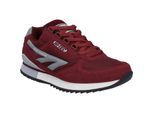 Hi-Tec Silver Shadow Pu Suède/polyester Heren Cherry Veterschoenen