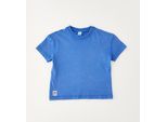 T-Shirt IDO "BABY BOY SUMMER T-SHIRT", Jungen, Gr. 9M, royal, 100% Baumwolle, Shirts T-Shirt