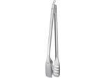Grillzange RÖSLE "Premium Barbecue", silber (silberfarben), B:6cm H:3,5cm L:44cm, Edelstahl 18/10, Küchenzangen, spülmaschinengeeignet