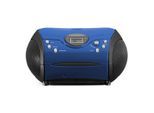 LENCO UKW-Radio m.CD stereo,blau/schwarz SCD-24 blue/black)