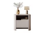 Lookway Nachttisch, Kaschmir, Holzwerkstoff, 58x52x39 cm, Schlafzimmer, Nachttische