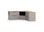 Vicco Wohnwand, Greige, Holzwerkstoff, Rechteckig, 68x50x68 cm, Wohnzimmer, Wohnwände, Anbauwände