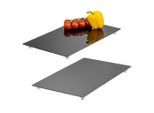 bremermann Herdabdeckplatte, Schwarz, Glas, 30x3x52 cm, Küchen, Küchenelektrogeräte, Herde, Herdabdeckplatten
