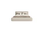 Fedve Polsterbett, Beige, Textil, 200x200 cm, Schlafzimmer, Betten, Polsterbetten