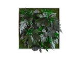 StyleGREEN , Grün , Naturmaterialien , Eiche , 57x27x15-17 cm , 3D-Effekt, einfache und schnelle Anbringung, pflegefrei – nicht gießen oder besprühen, keine Beleuchtung notwendig ,