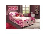 Vipack , Rosa , Holzwerkstoff , 90x200 cm ,