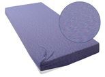 Spannbettlaken OTTO HOME "Strawberry in Gr. 90x200, 140x200 oder 180x200 cm", blau, rainbow, B:140cm L:200cm, Polycotton, Obermaterial: 50% Baumwolle, 50% Polyester, Bettlaken, Spannbettlaken, für Matratzen bis 18cm Höhe, Spannbetttuch, Baumwollmischung