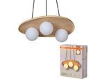 OSRAM Pendelleuchte "Decor Acacia-Wood Nest", braun, gummibaum, 1 Stk., Leuchten, braun, Fassung G9, Pendelleuchte