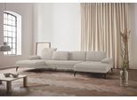 Wohnlandschaft OTTO HOME "Stenlille Multifunktions-Sofa, U-Form", beige, B:374cm H:83cm T:162cm, Struktur weich (100% Polyester);Struktur grob (100% Polyester);100% NaturLEDER, Sofas, Wohnlandschaft, incl. Sitztiefen-, Kopfteil- und Armteilverstellung