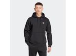 Kapuzensweatshirt ADIDAS ORIGINALS "TREFOIL ESSENTIALS HOODIE", Herren, Gr. XXL, schwarz, Obermaterial: 70% Baumwolle, 30% Polyester, normal, Rundhals, angesetztes Bündchen, Sweatshirts, Basic Hoodie, Kapuzenpullover mit Logo