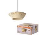 OSRAM Pendelleuchte "Decor Stripes", beige, Ø 40,5cm, 1 Stk., Leuchten, Fassung E27, Stahl und Polyester, Pendelleuchte
