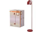 OSRAM Stehlampe "Decor Corolle", rot, H: 141cm, 1 Stk., Leuchten, Fassung E27, Stahl und Glas, Stehlampe