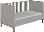 Umbauseiten PAIDI "FIENE für den Umbau vom Babybett zum Juniorbett", grau (kieselgrau), B:139cm H:18,4cm T:2,2cm, Holzwerkstoff, Umbauseiten, Umbauseiten, Erweiterungs-Set Kinderbett 70x140cm in Grau