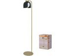 OSRAM Stehlampe "Decor Corolle", gold (schwarz), H: 141cm, 1 Stk., Leuchten, Fassung E27, Stahl und Glas, Stehlampe