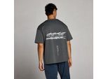 MP Herren Hybrid Built For Performance Grafik-T-Shirt – Dunkelgrau - S