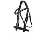 Hans Melzer Horse Equipment Hans Melzer Trense Valluhn schwarz/silber englisches Reithalfter ohne Sperrriemen VB/ COB (Vollblut)